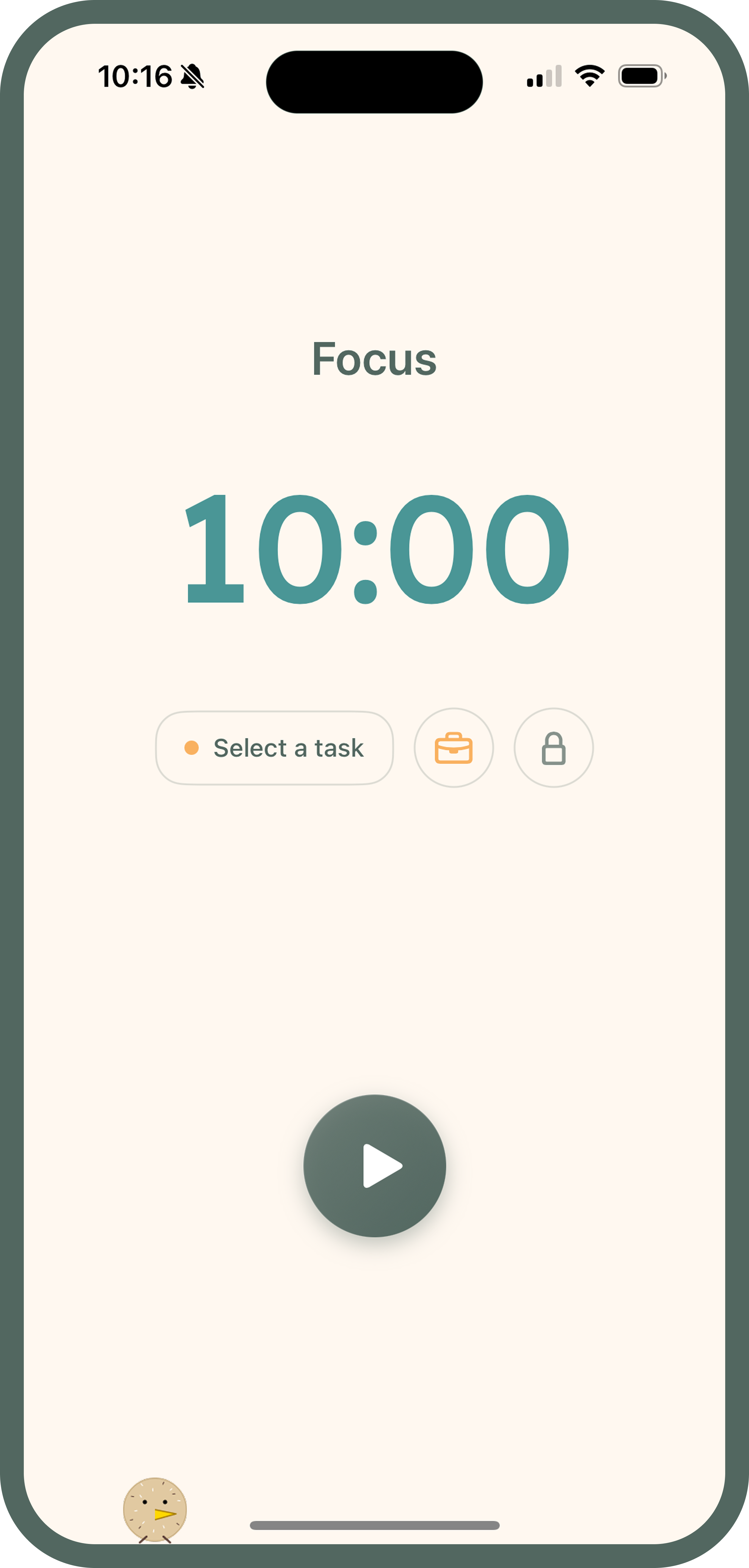 Focus Gacha home screen